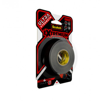 3M Extremium Schwarz Bündel- und Reparaturband UV-beständig wasserdicht 10 m x 24 mm 6 Rollen 7100207215