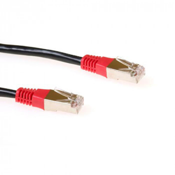 ACT 2m LSZH F/UTP Cat5e Crossover Patchkabel, Schwarz IB5102