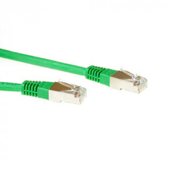 ACT Grünes 1,5m F/UTP CAT5e Patchkabel mit RJ45-Steckern (IB7751)