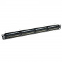 ACT 24-Port CAT6 UTP 45° gewinkeltes Patch Panel, 1U, Schwarz (PP1013)