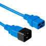 ACT Advanced Cable Technology C19 auf C20 Stromkabel 1,2 m Blau (AK5093)