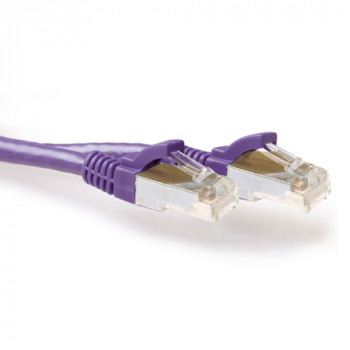 ACT 10m lila Cat6a S/FTP LSZH Snagless Patchkabel FB8710