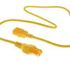 ACT Netzkabel C14 - C15 Gelb 1,2 m (AK5307)