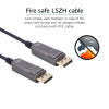 ACT 10m 8K DisplayPort 2.1 DP40 UHBR10 LSZH Aktives Optisches Kabel (AOC) AK4170
