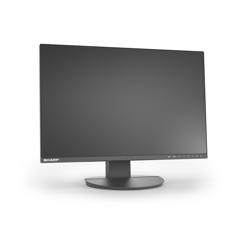 NEC Sharp MultiSync EA241W 24 inch WUXGA IPS LED Monitor mit Lautsprechern (Schwarz)