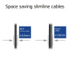 ACT Schwarz 5m LSZH S/FTP CAT6A Slimline Patchkabel Snagless RJ45 (DB7905)
