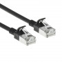 ACT 1,5m LSZH S/FTP CAT7 Slimline Patchkabel, Snagless, Schwarz (DF7951)