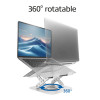 ACT Laptop-Ständer 360° drehbar, stufenlos höhenverstellbar, ACT Essentials (AC8136)