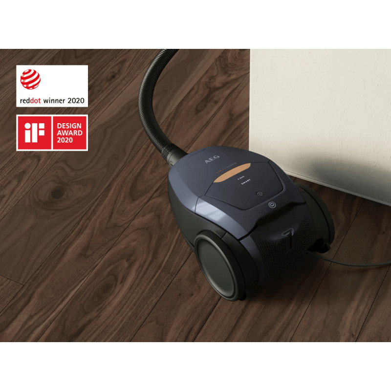 AEG VX82-1-2MG Granite Grey Beutelstaubsauger 600W