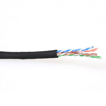 ACT CAT6 U/UTP Patchkabel, Litze, Schwarz, 100 m Rolle (EP890H)