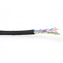 ACT CAT6 U/UTP Patchkabel, Litze, Schwarz, 100 m Rolle (EP890H)