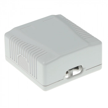ACT FA6004 CAT6 geschirmte 2-Port Aufputzdose, Weiß