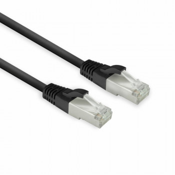 ACT FB8130 CAT8 U/FTP LSZH Slimline Patchkabel 0,15m Schwarz