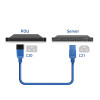 ACT Netzkabel C20 auf C21 IEC 60320 Blau 1,5 m (AK5366)
