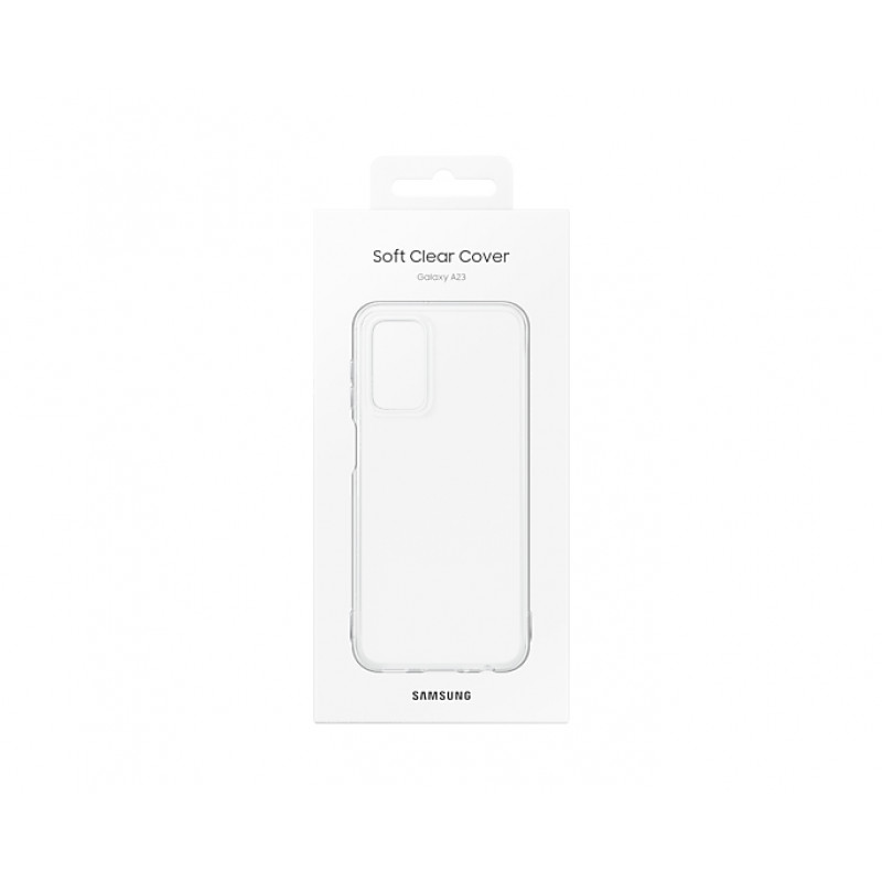 Samsung Soft Clear Cover EF-QA235 für Galaxy A23 5G, Transparent (EF-QA235TTEGWW)