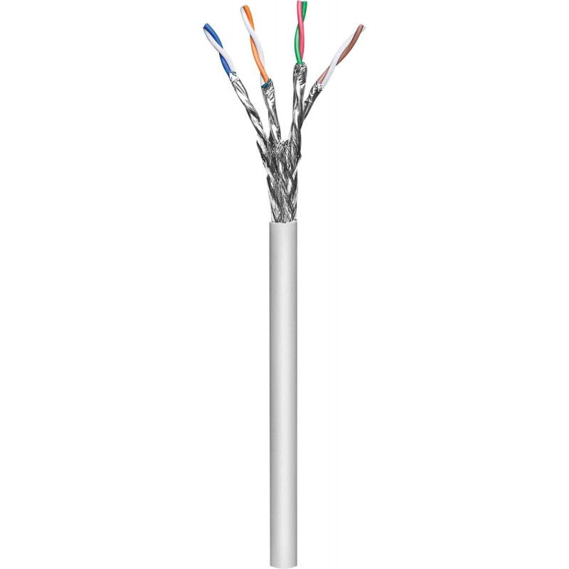 Intellinet Cat6a SFTP PiMF Massenkabel, 305 m, halogenfrei, robust, grau 705035