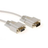 ACT AK2309 Serielles 1:1 Straight-Through-Kabel D-Sub 9-polig Stecker auf Buchse 10m Elfenbein