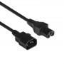 ACT Netzkabel C14 auf C15 Schwarz 1,5 m (AK5387)