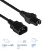 ACT Netzkabel C14 auf C15 Schwarz 1,5 m (AK5387)