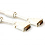 ACT DVI-D Dual Link Kabel M/M Elfenbein 10m (AK3634)