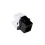 ACT CAT6 Keystone Jack UTP Punch Down Schwarz (TD6012)