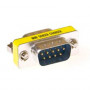 ACT AB9013 DB9 Buchse zu DB9 Buchse Gender Changer Adapter, RS-232, vernickelt, Goldkontakte