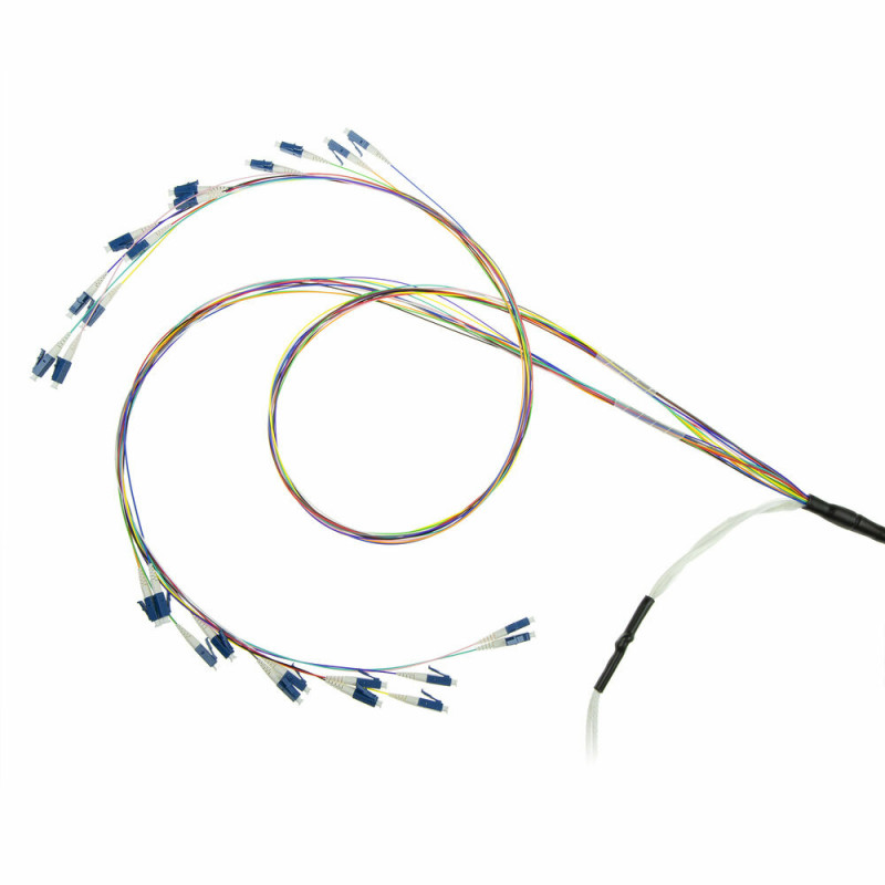ACT 10m Singlemode 9/125 OS2 Innen-/Außenkabel 24 Fasern mit LC-Steckern (RL4401)