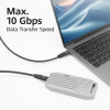 ACT AC7443 USB-C (M) auf USB-C (M) Kabel, 24-polig