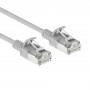 ACT Grau 1,5m LSZH S/FTP CAT6A Slimline Patchkabel Snagless RJ45 (DB7051)
