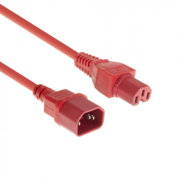 ACT Netzkabel C14 - C15 rot 2,5 m (AK5391)