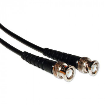 ACT BNC RG-58 Koaxialkabel, 1,0 m, BNC Stecker zu BNC Stecker, Schwarz Q70100