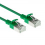 ACT Grünes 3m LSZH S/FTP CAT6A Slimline Patchkabel Snagless mit RJ45-Anschlüssen (DB7703)