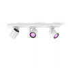 Signify Philips Hue White & Color Ambiance Argenta 3-Spot Deckenleuchte Weiß