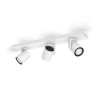 Signify Philips Hue White & Color Ambiance Argenta 3-Spot Deckenleuchte Weiß