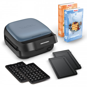 Tefal SW8674 Snack Collection Sandwich- & Waffeleisen Aqua