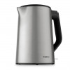 MEDION Life MD12105 doppelwandiger Wasserkocher 1,5 L 2200 W silber mit Strix-Controller