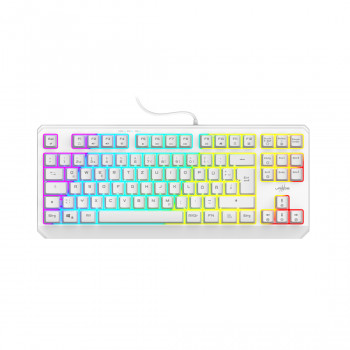 uRage Exodus 220 TKL Gaming-Tastatur, kabelgebunden, Weiß