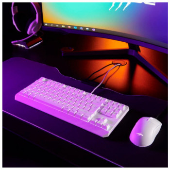 uRage Exodus 220 TKL Gaming-Tastatur, kabelgebunden, Weiß