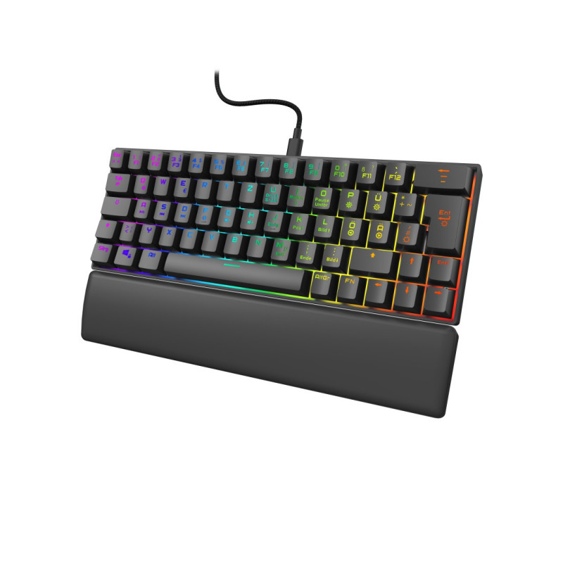 uRage Exodus 76 Gaming-Tastatur, kabelgebunden, schwarz
