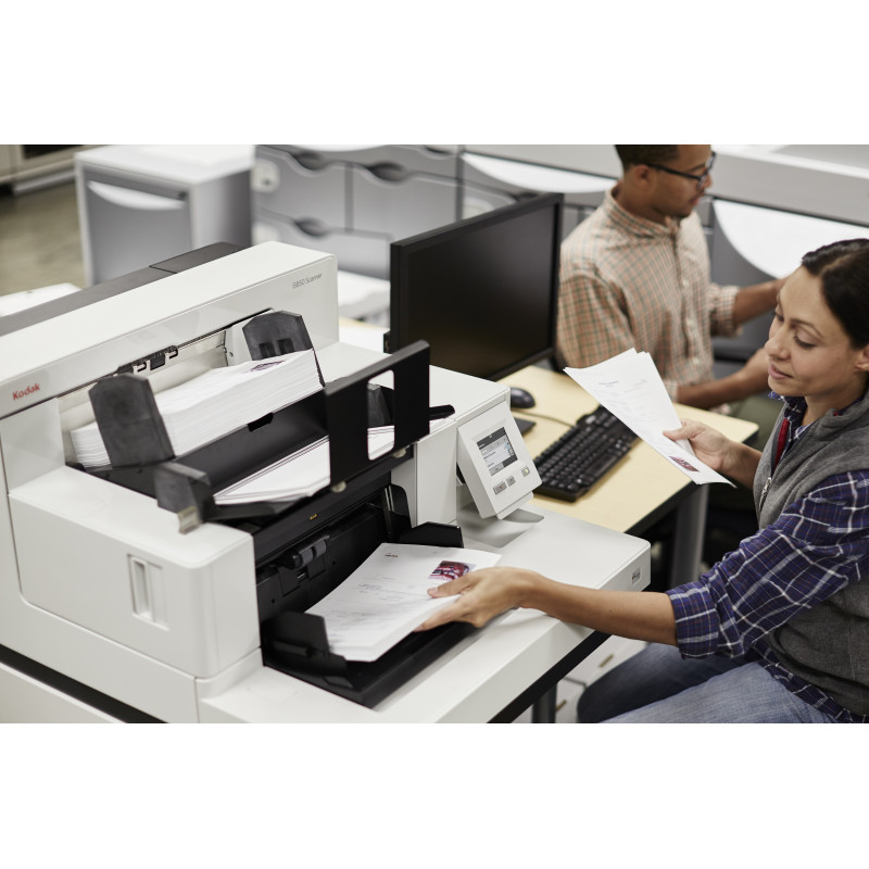 Kodak i5850 Produktions-Dokumentenscanner - Duplex, 600 dpi, 210 Seiten/Min., 750-Blatt-ADF, USB 2.0
