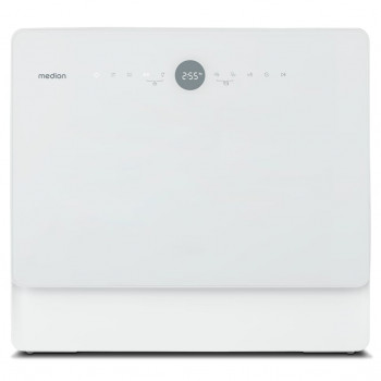 Medion DWT50 (MD 37775) Freistehender Geschirrspüler 50 cm Breite, 9 Maßgedecke, Energieklasse F, Weiß