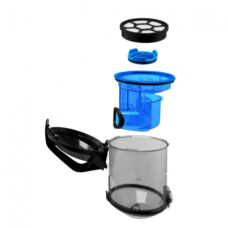 Medion E2001 Bodenstaubsauger 18 kPa 2L HEPA-Filter Schwarz Blau