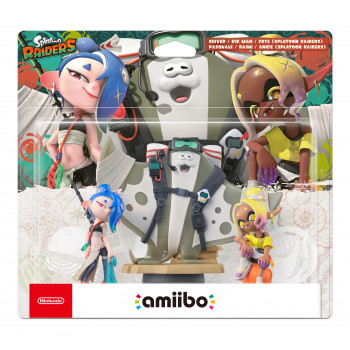 Nintendo Splatoon Raiders amiibo 3er-Pack: Mako, Muri und Mantaro (Deep Cut) - NFC-Figuren für Switch