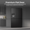 Hisense RQ760N4SBFE Side-by-Side-Kühlschrank (American Style) 178,5 cm Höhe EEK E