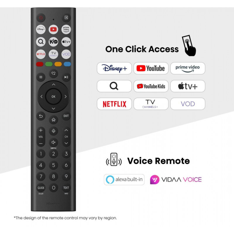 Hisense 98E7Q 98 inch 4K QLED Smart TV (Dolby Vision IQ, HDR10+, VIDAA U, Dolby Atmos, 4x HDMI, 2x USB, Wi-Fi, Bluetooth, DVB-T2/C/S2)