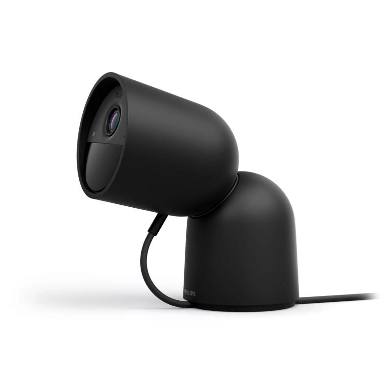 Philips Hue Secure Kabelgebundene Kamera mit Standfuß Schwarz
