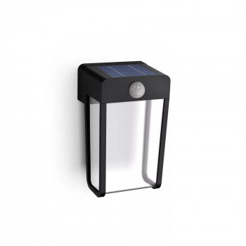 Philips Outdoor Solar Shroud Wandleuchte 2,3W mit Tageslicht- und Bewegungssensor