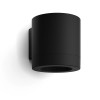 Philips Hue WACA Muscari Wandstrahler rund schwarz