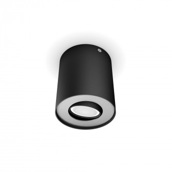 Philips Hue White Ambiance Pillar Einzelstrahler Schwarz Erweiterung