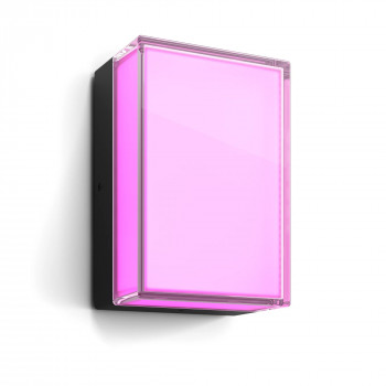 Philips Hue WACA Scenova rechteckige Wandleuchte Schwarz
